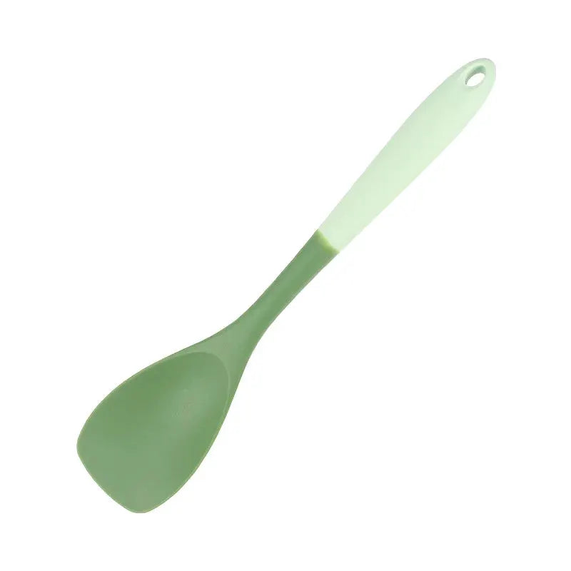 6-Piece Silicone Kitchen Utensil Set: Chinese Spatula, Soup Ladle, Slotted Turner, Pasta Spoon, Salad & Honey Scrapers for Non-S from PriceLows™