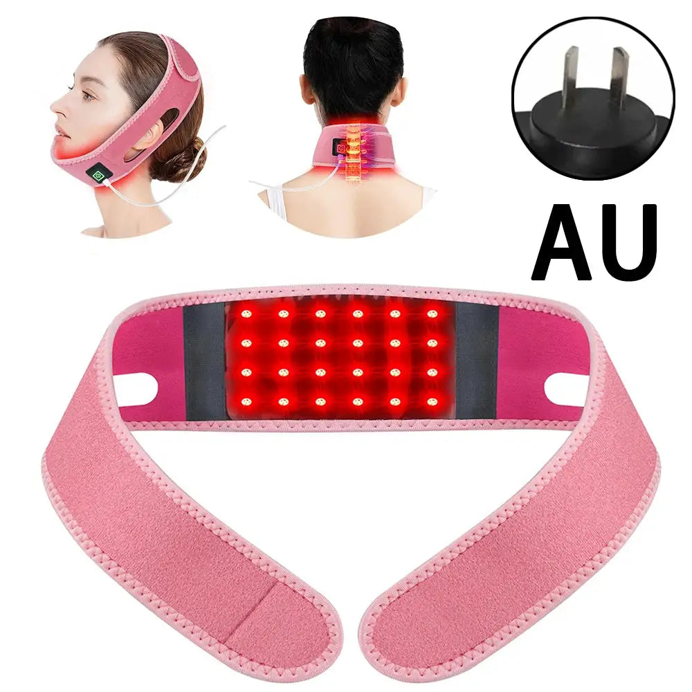 Neck Heating Wrap | 660nm Red Light | 850nm Infrared | Firming Skin Care