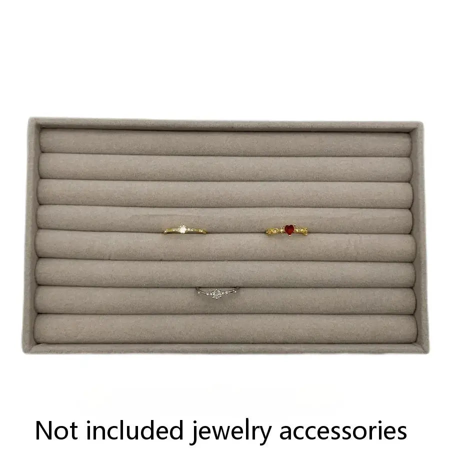 Jewelry Display Jewelry Storage Box Velvet Desktop Organizer Ring Necklace Bracelet from PriceLows™