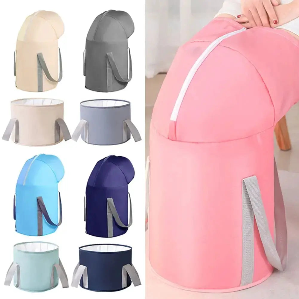 Foldable Foot Soaking Bucket | Oxford Fabric | 30x66cm | Compact Bath Tub