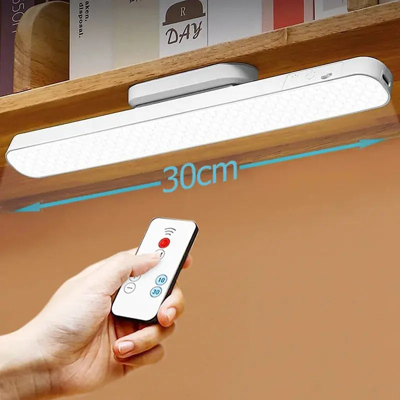 Remote LED Desk Lamp Magnetic Hanging Night Light USB Rechargeable Table Lamp 3 Colors Reading Light For Cabinet Closet Wardrobe from PriceLows™