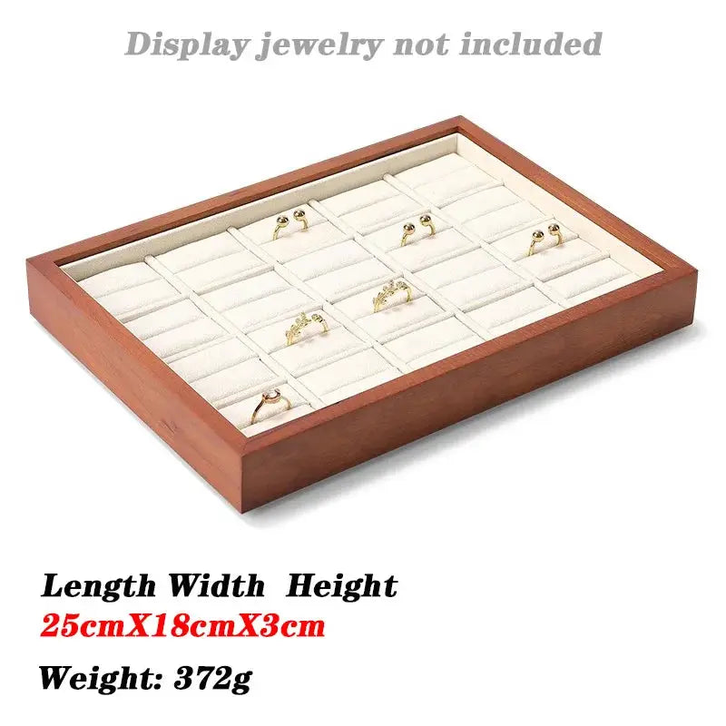 Jewellery Box Organiser Wooden Jewelry Storage Box Jewelry Storage Box Jewelry Necklace Ring Display Box Earring Storage from PriceLows™