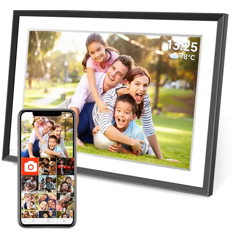 Christmas Gift Digital Picture Frame 10.1 Inch WiFi Frameo 1280 * 800IPS HD Cloud Smart Digital Photo Frame,32GB Storage, from PriceLows™