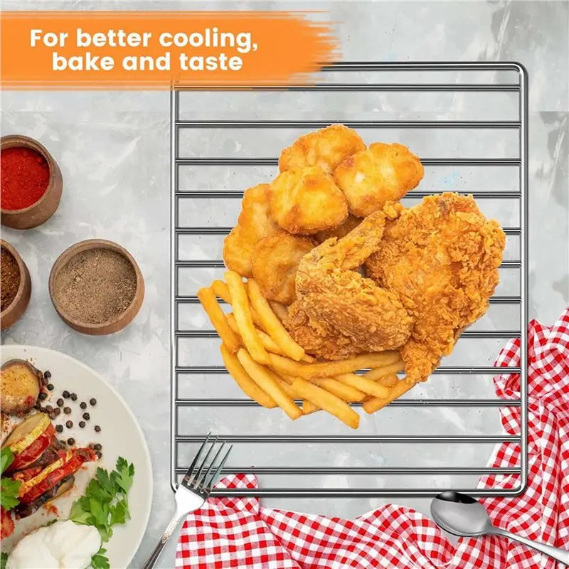 Air Fryer Rack | Ninja Foodi DT201 DT251 Compatible | Stainless Steel | 2 Pack