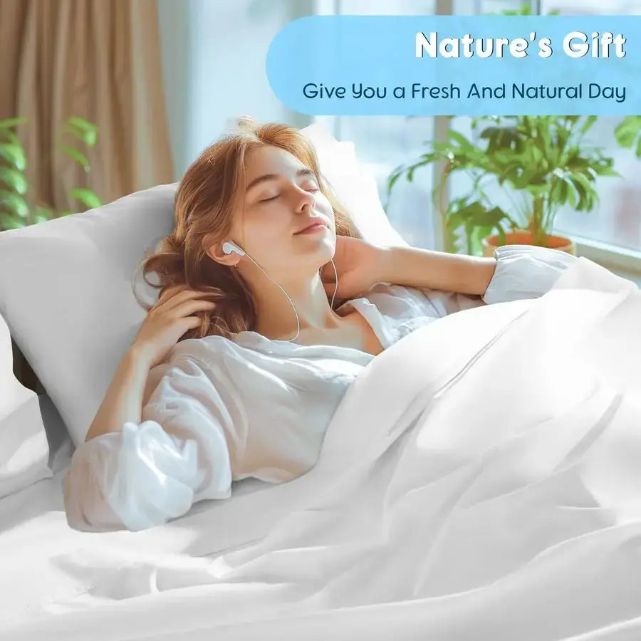 100 Egyptian Cotton Sheets Set, Extra Deep Pocket up to 1824,1000 High Thread Count, Soft amp Breathable 5Star Hotel Sateen Bed from PriceLows™