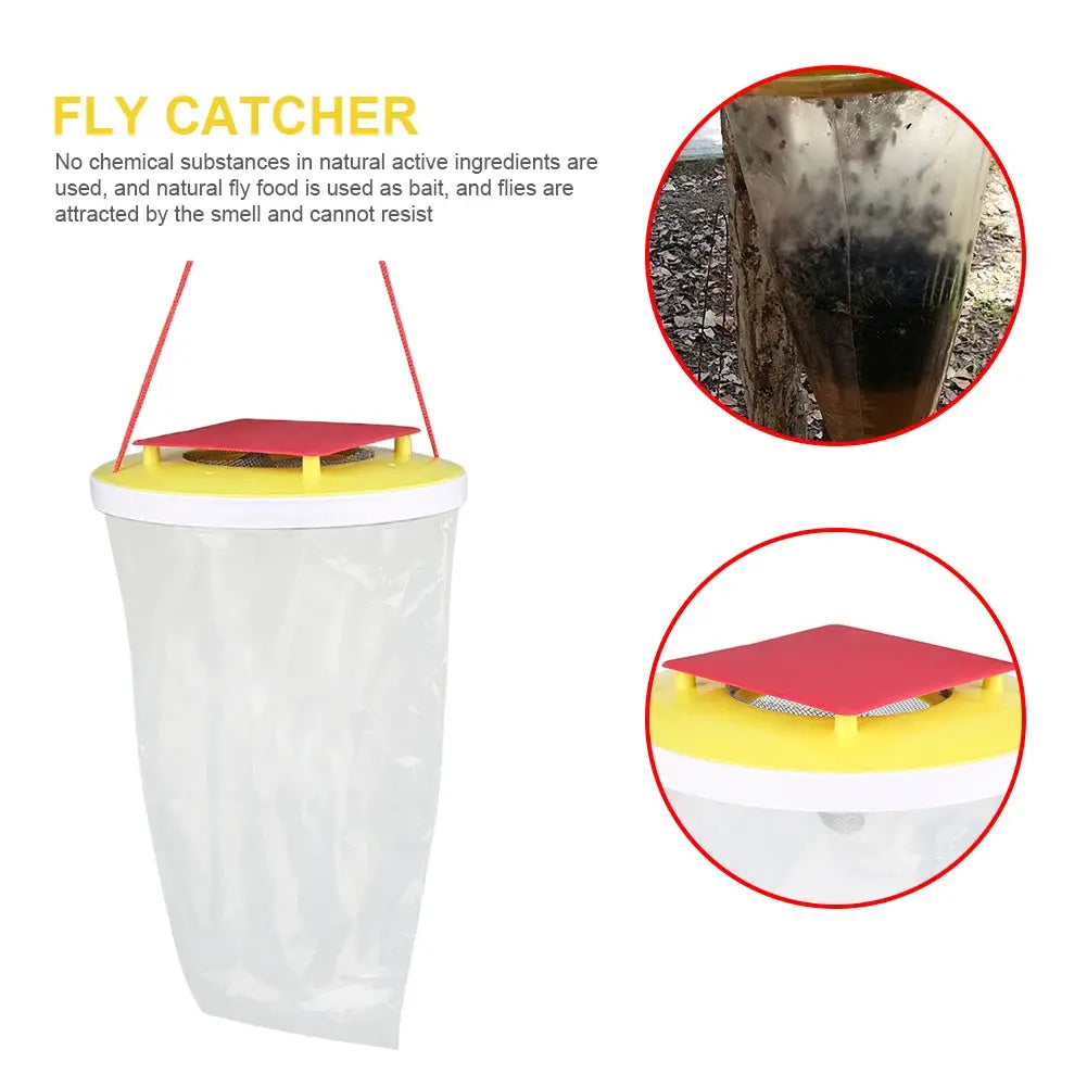1-10PCS set Fly Trap Hanging Fly Catcher Non-toxic Fly Lure Bag Pest Trap With Bait Insect Bug Killer Garden Hanging Flycatcher from PriceLows™