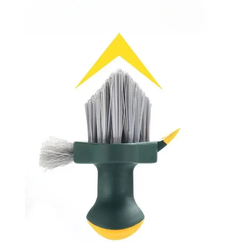 V-Shaped Bristle Gap Cleaning Brush, 90° Dead-Angle-Free, for Toilet/Grout, 16cm/6.3in from PriceLows™