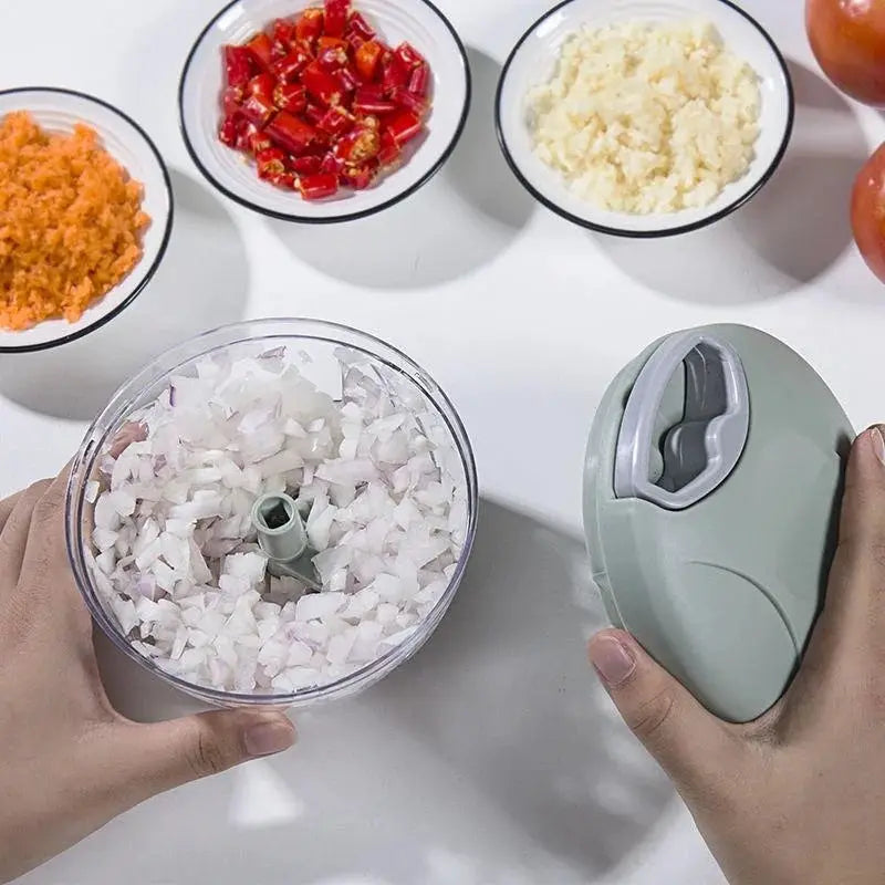 500/900ML Manual Meat Mincer Garlic Chopper Rotate Garlic Press Crusher Vegetable Onion Cutter Kitchen Cooking Accessories from PriceLows™