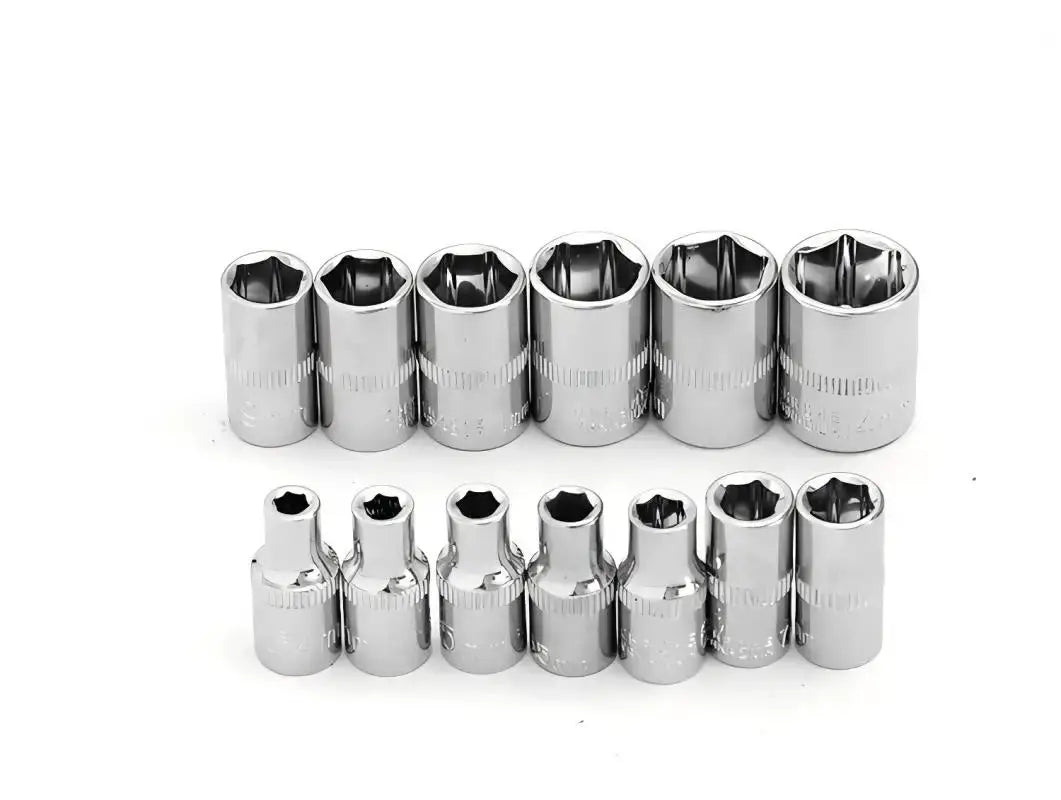 46PC Socket Wrench Set Household Chrome Vanadium Steel Motorcycle Auto Car Repair Tool Ratchet Torque Combo Mechanical Tools Box from PriceLows™