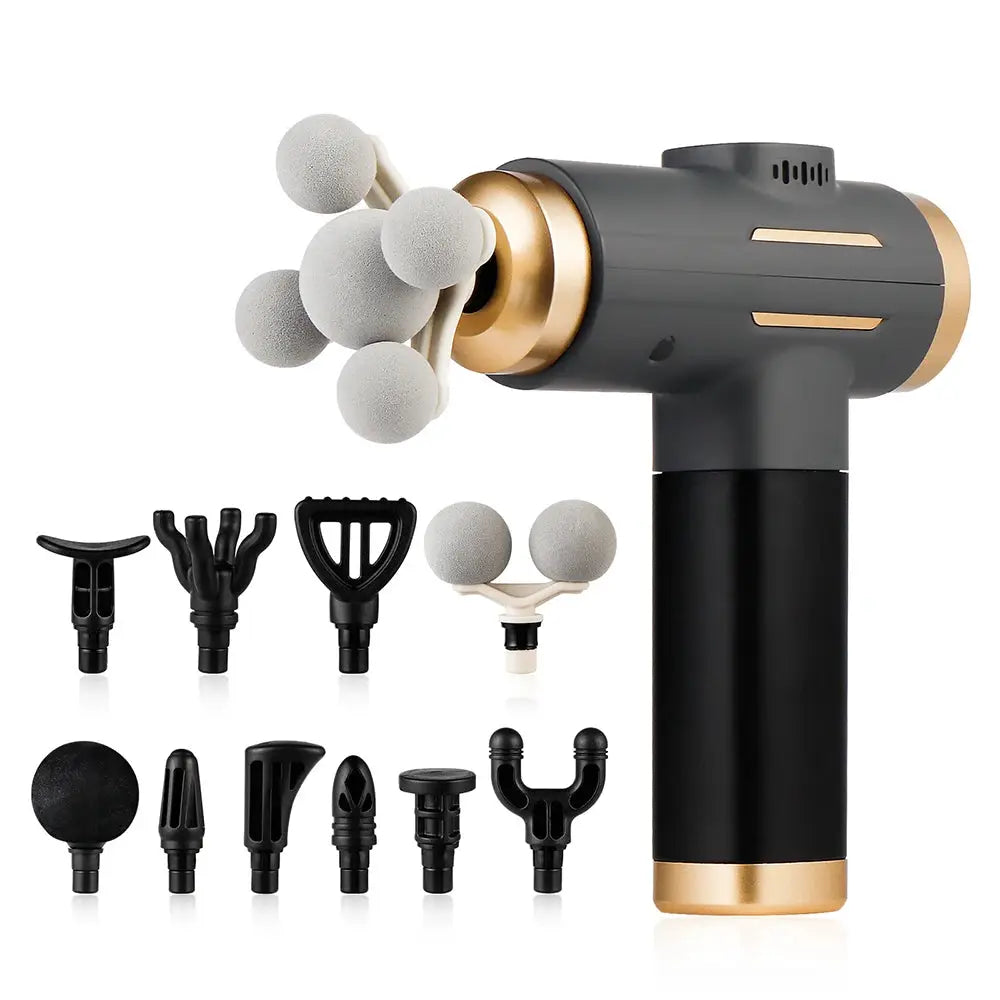 Massage Gun | 11-In-1 Electric Massager | 99 Levels | Whole Body Massager