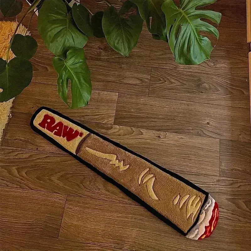 VIKAMA Creative Decorative Rugs Smoking Cigar Floor Mats Cozy Warm Living Room Rugs Bedroom Bedside Rugs Home Decoration from PriceLows™
