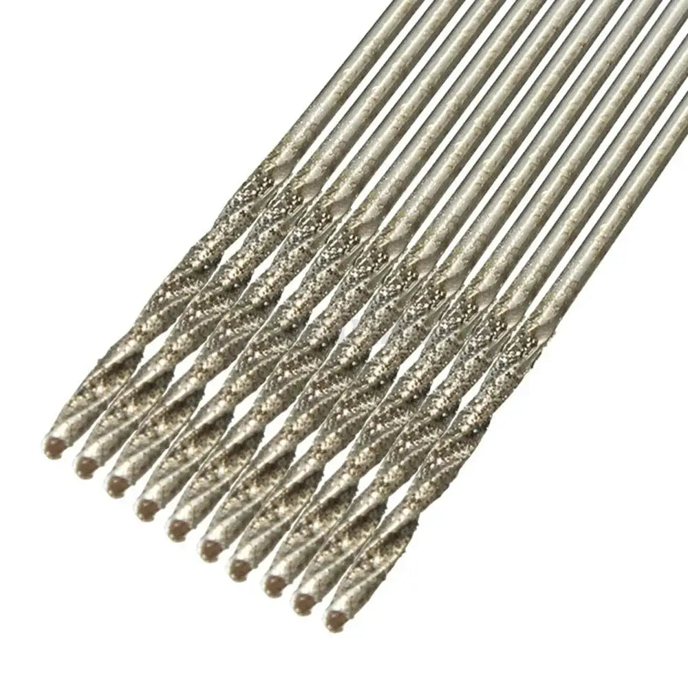 10Pcs 1mm 2mm 3mm 4mm Diamond Coated HSS Tipped Solid Bits Drill Twist Drills Bit Hole Saw for Jade Processing Tools from PriceLows™