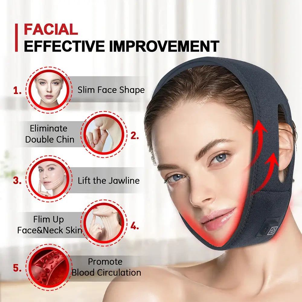 Neck Heating Wrap | 660nm Red Light | 850nm Infrared | Firming Skin Care