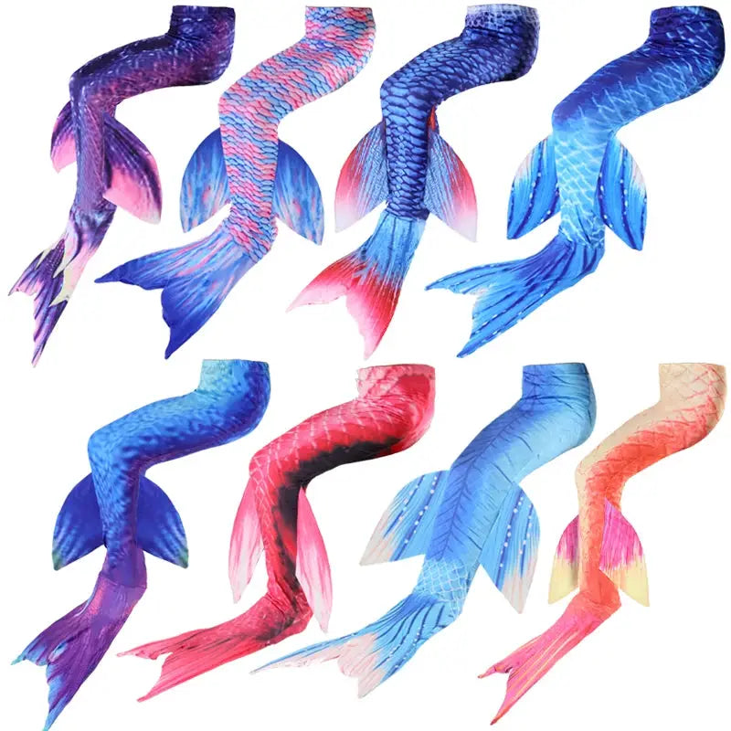 Children Mermaid Swimsuit Bathing Suit Mermaid Princess Cosplay Costume for Girls Pool Party Swimmable Clothing with Shorts from PriceLows™