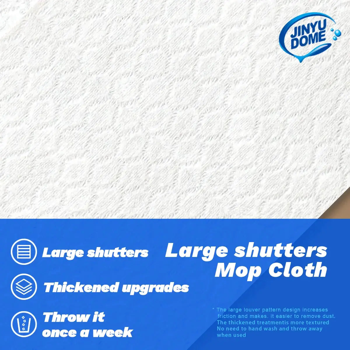 JINYUDOME 8.8x12inch Disposable Electrostatic Dust Mop Pads High-Efficiency Swiffer Compatible Wet/Dry Mop Floor Cleaning Cloth from PriceLows™