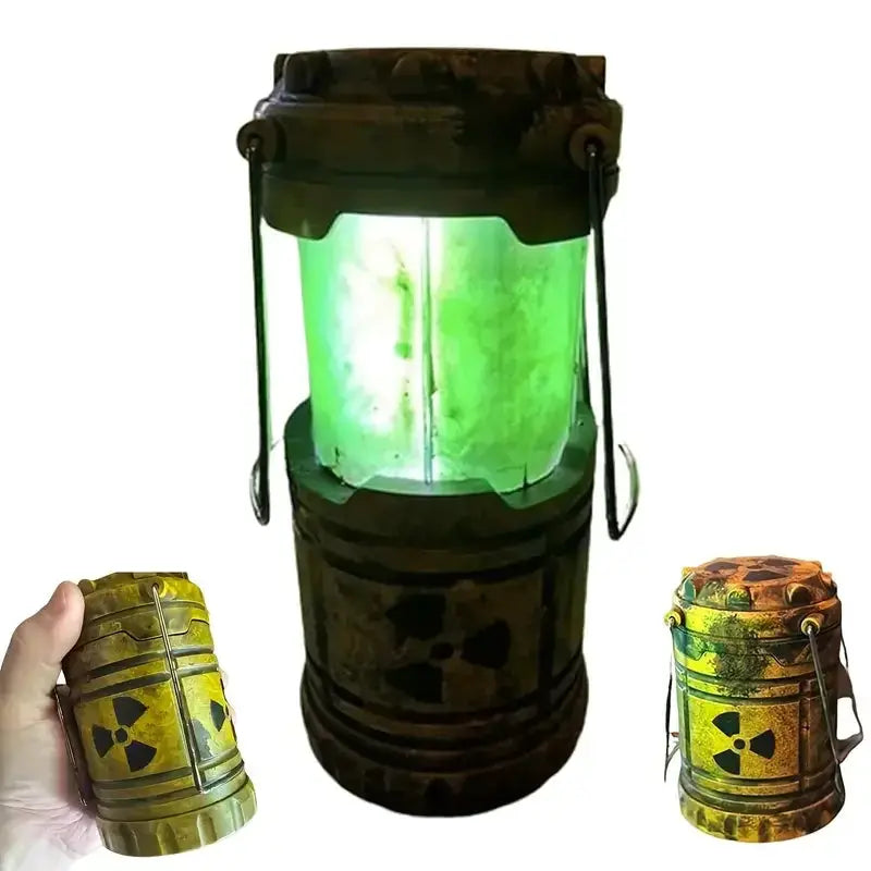 Halloween Nuclear Reactor Night Light 3D LED Novelty Lamp for Couples Glowing Bedroom Decoration Quirky Science Theme Gift Prop from PriceLows™