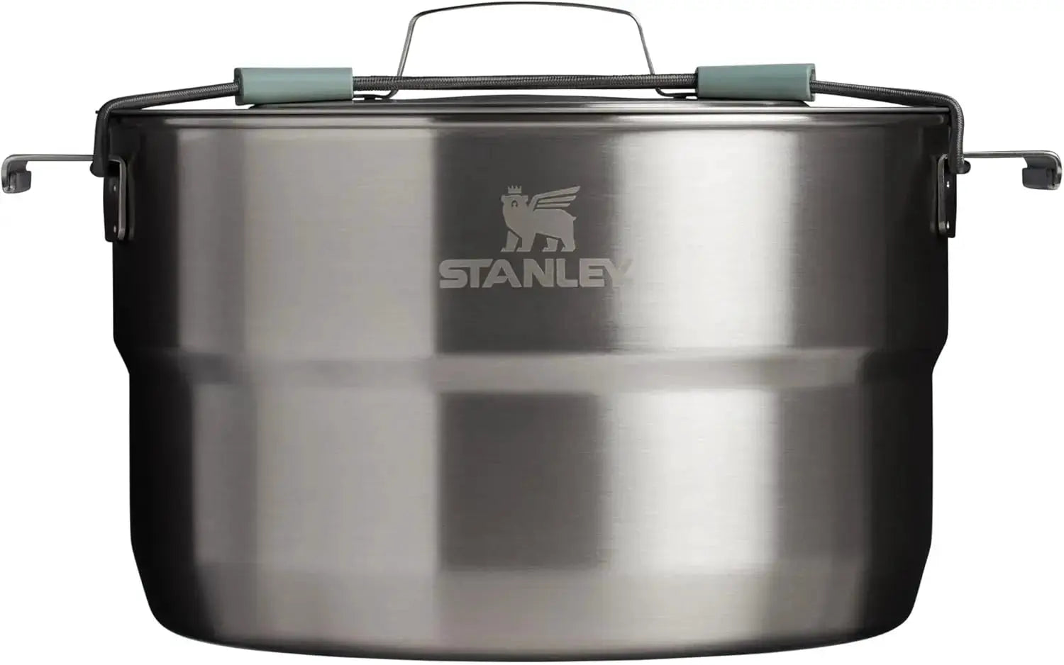 26-Piece Camp Kitchen Cook Set with 4QT Pot & 8in Fry Pan, Stainless Steel, Nesting Design for Camping, BPA-Free from PriceLows™
