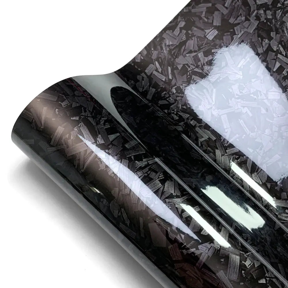 Carbon Fiber Film Glossy Black Car Body Film Forged Carbon Fiber Vinyl Wrap Film Self Adhesive Decal Sticker for Car Accessories from PriceLows™