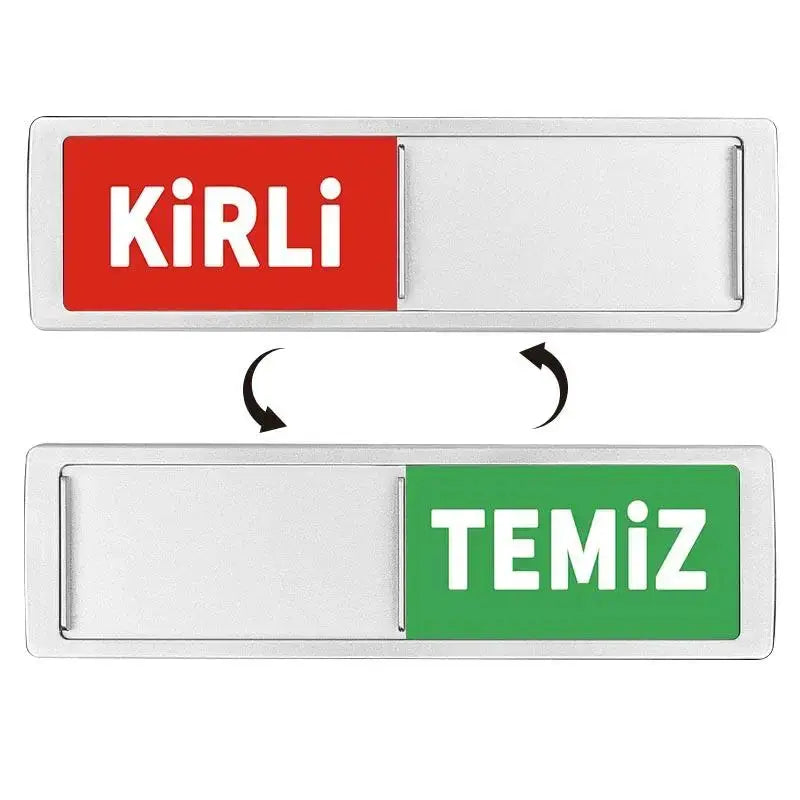 Dishwasher Magnet | Clean Dirty Sign | Fridge Use | 17.7x5.2cm