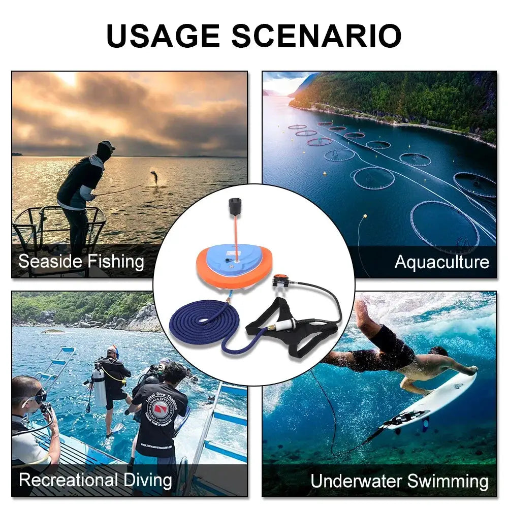 Scuba Diving Ventilator | Battery 52500mAh | Depth 10m | Time 3.5-5H