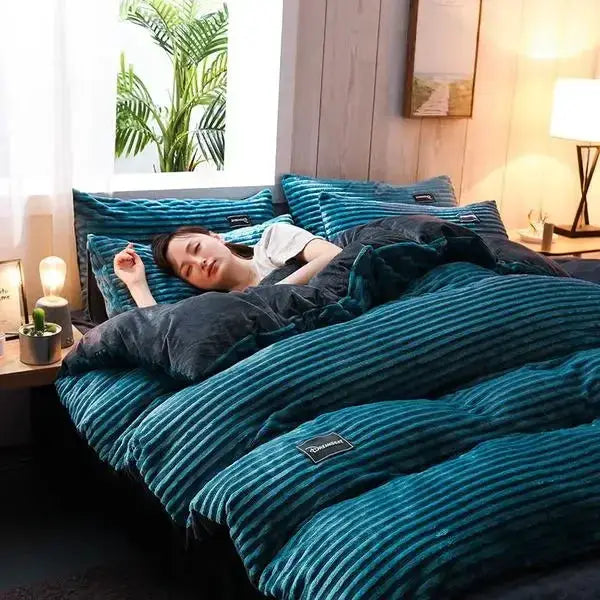 Velvet Duvet Cover | 300gsm Heavyweight | Solid Color | Twin Queen King
