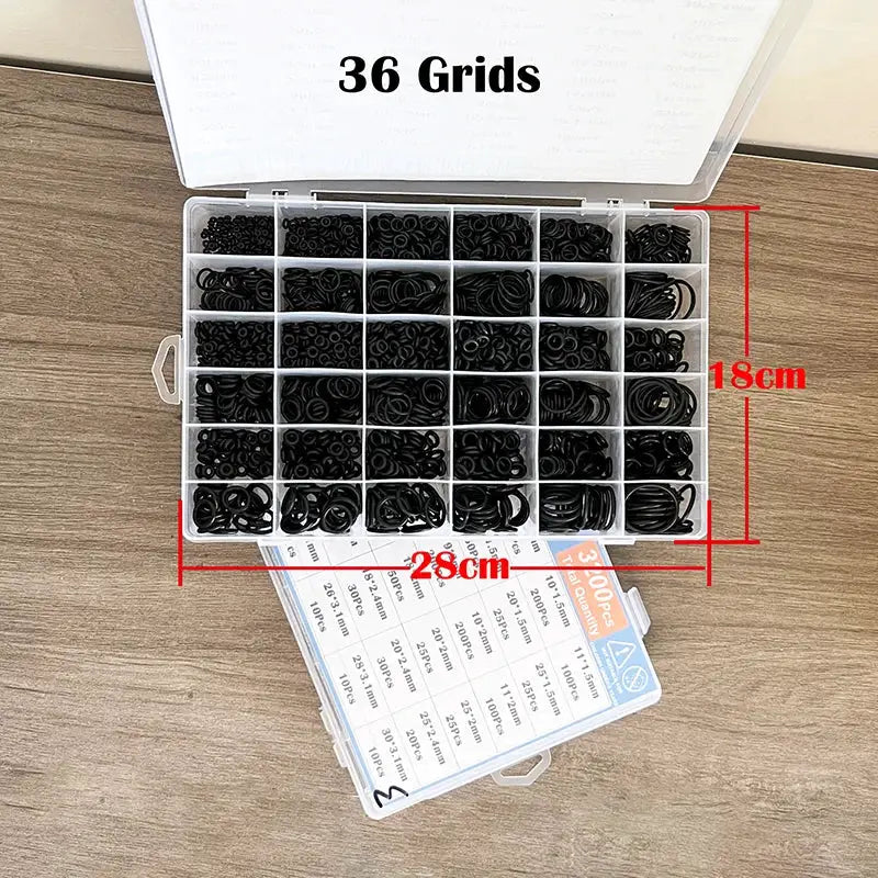 O Ring CS 1.0 1.5 to 4.0mm Sealing Washer Nitrile Rubber O-ring Faucet Plumbing Gaskets Oil Resistant High Temperature Oring Kit from PriceLows™