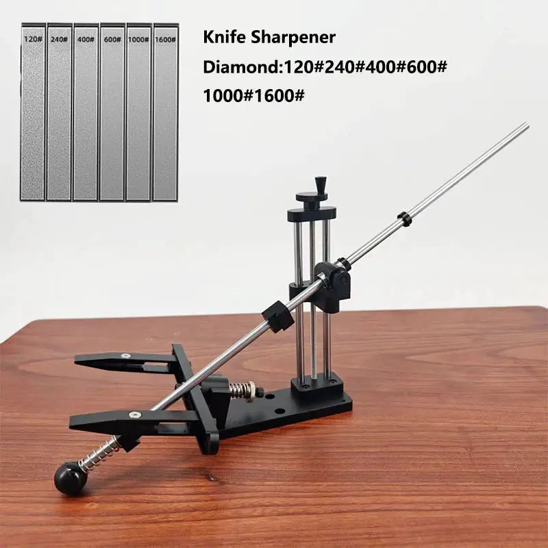 Knife Sharpener | Aluminium Alloy Body | Rotation Angle Adjustment | Fixed