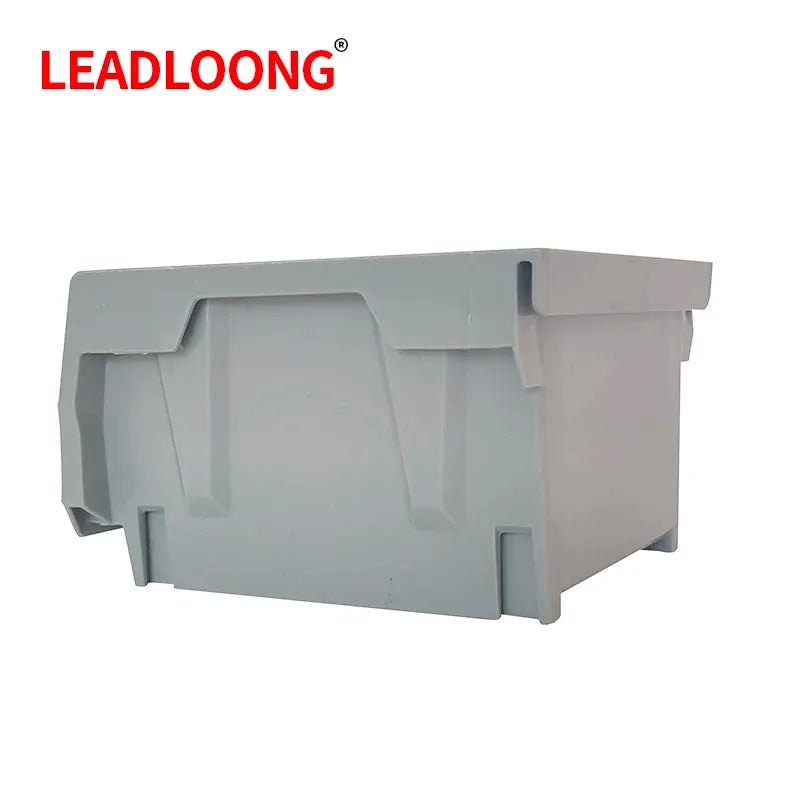 LEADLOONG Parts Bin 6/24pcs 13.5x10.5x7.6cm/5x4*3inch Gray Stackable Plastic Garage Tool Storage Box Container Organizer Bin from PriceLows™