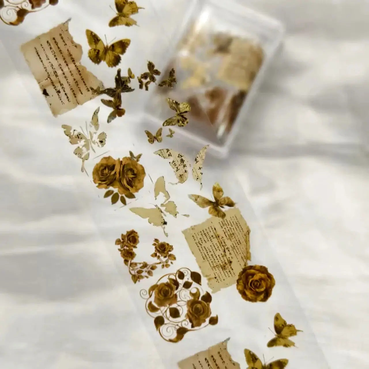 1Pc 100cm Flower Nail Foils for Transfer Paper Floral Stickers Rose Nails Wraps Tulip Nail Art Decorations from PriceLows™