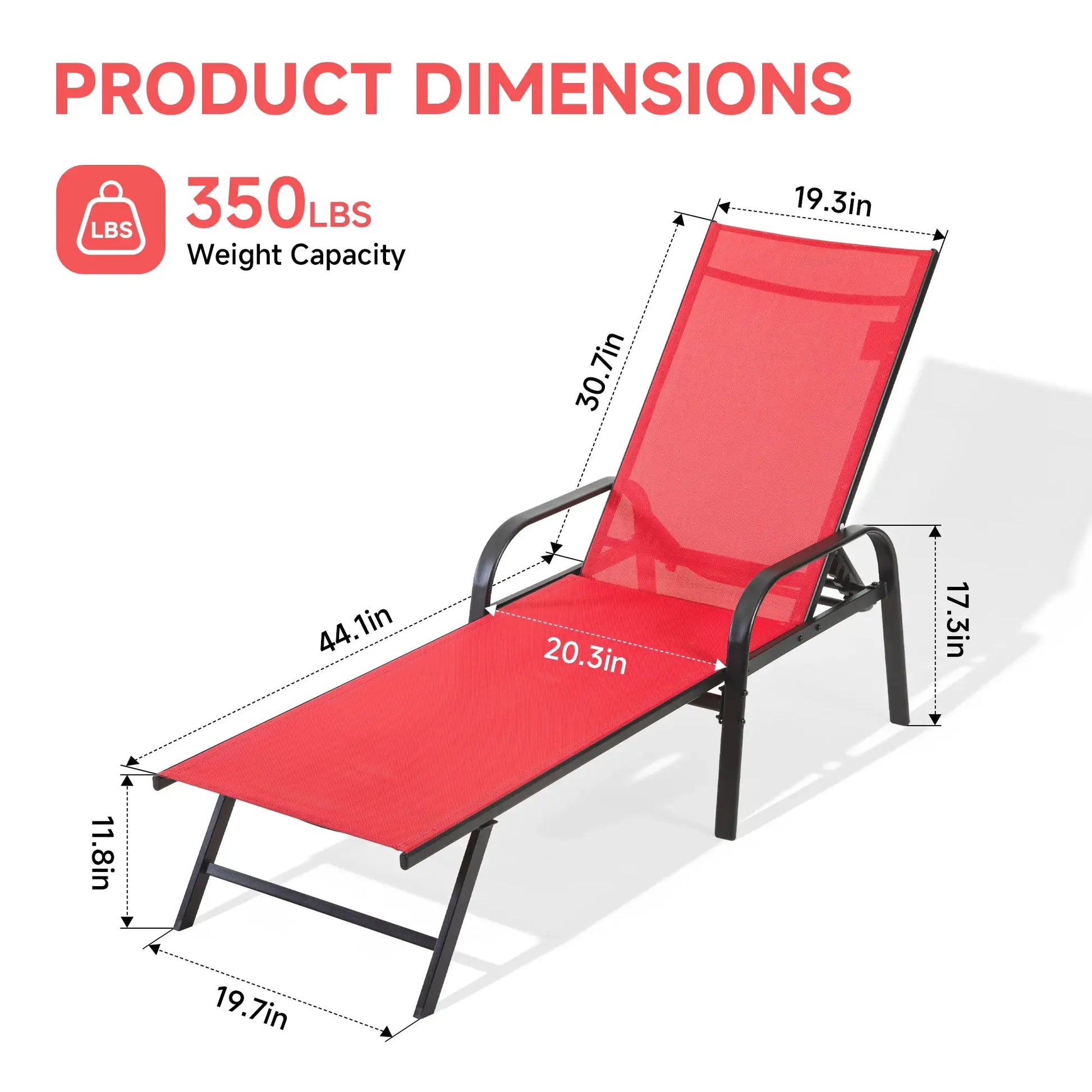 JHK Folding Portable 8-legged Beach Chair Outdoor Sun Chairs with Armrests Metal Frame Lounge Recliner Chair for Patio Backyard from PriceLows™