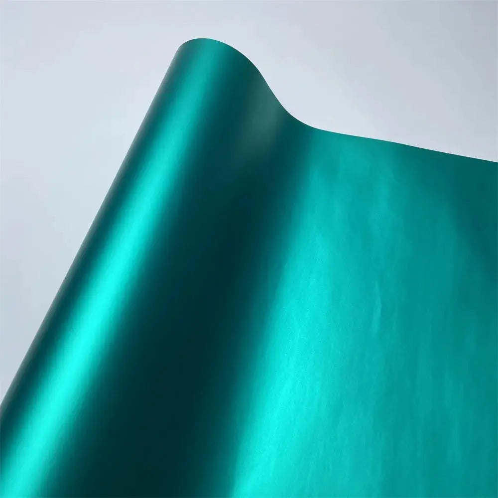Multiple Colors Ice Metallic Matte Chrome Vinyl Car Wrap Film with Air Release Satin Car Stickers Foil from PriceLows™