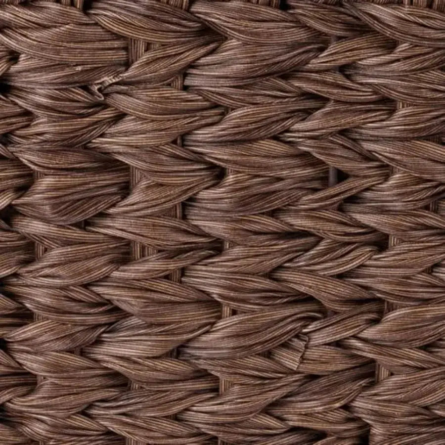 Wicker Baskets with Lids, Set of 3 Decorative Storage Boxes, Woven Basket for Organizing, Storage and Organizer Baskets from PriceLows™