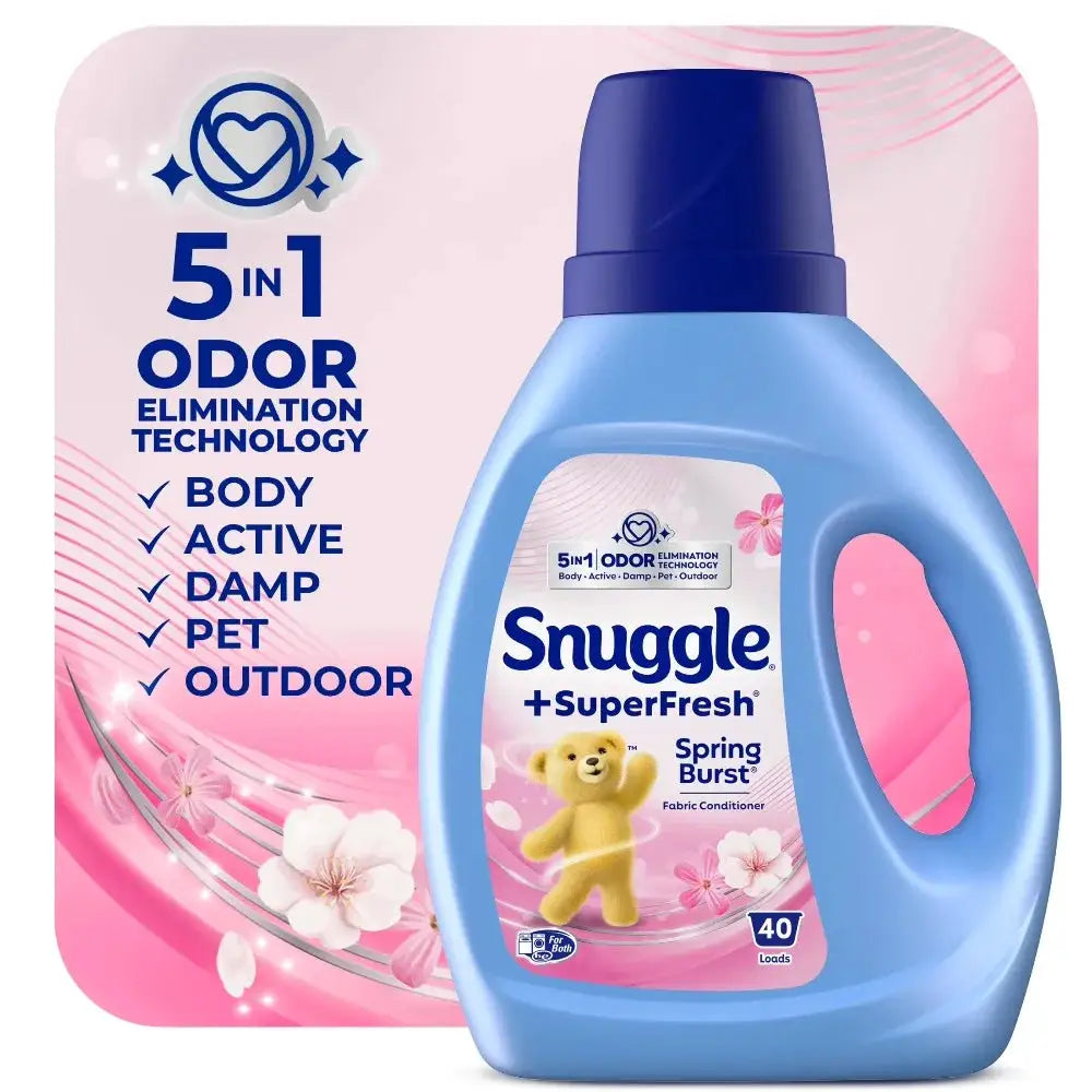Liquid Fabric Softener | Super Fresh Scent | 40 Loads | 35.7 Oz