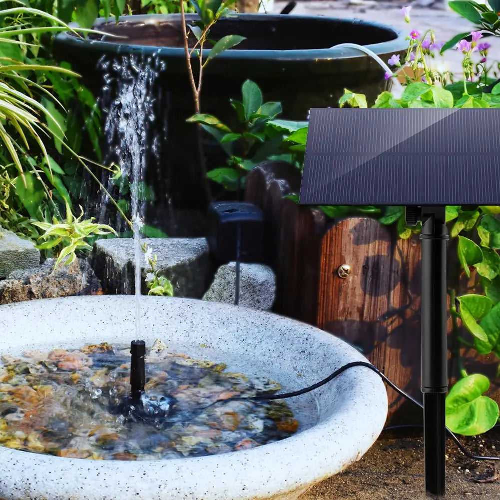 5W 5V Fountain Panel Pump Garden Decoration with Stake Solar Panel Water Pump Watering System Energy Saving Kits for Fish Tank from PriceLows™