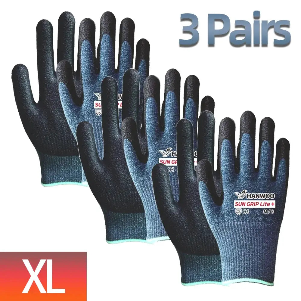 HANWOO Winter Work Gloves Smart Touchscreen Winter Warmth Microfiber Material Lightweight Gloves 3 Pairs from PriceLows™