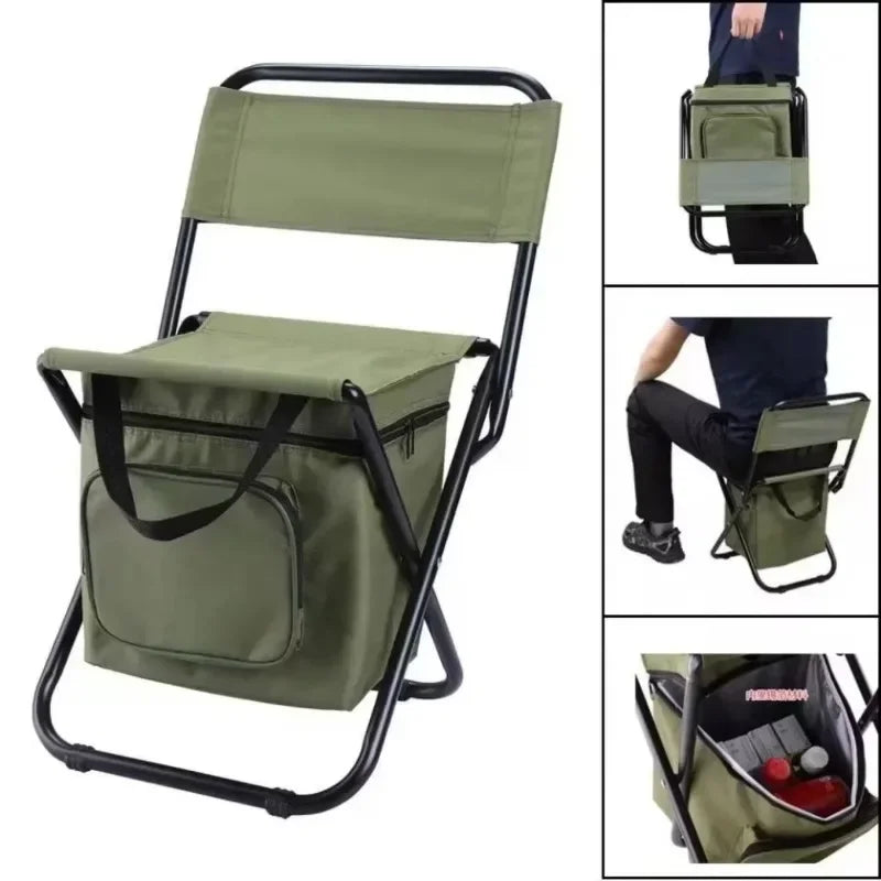 Folding Chair | Portable Detachable | Outdoor Beach Chair | Storage Box