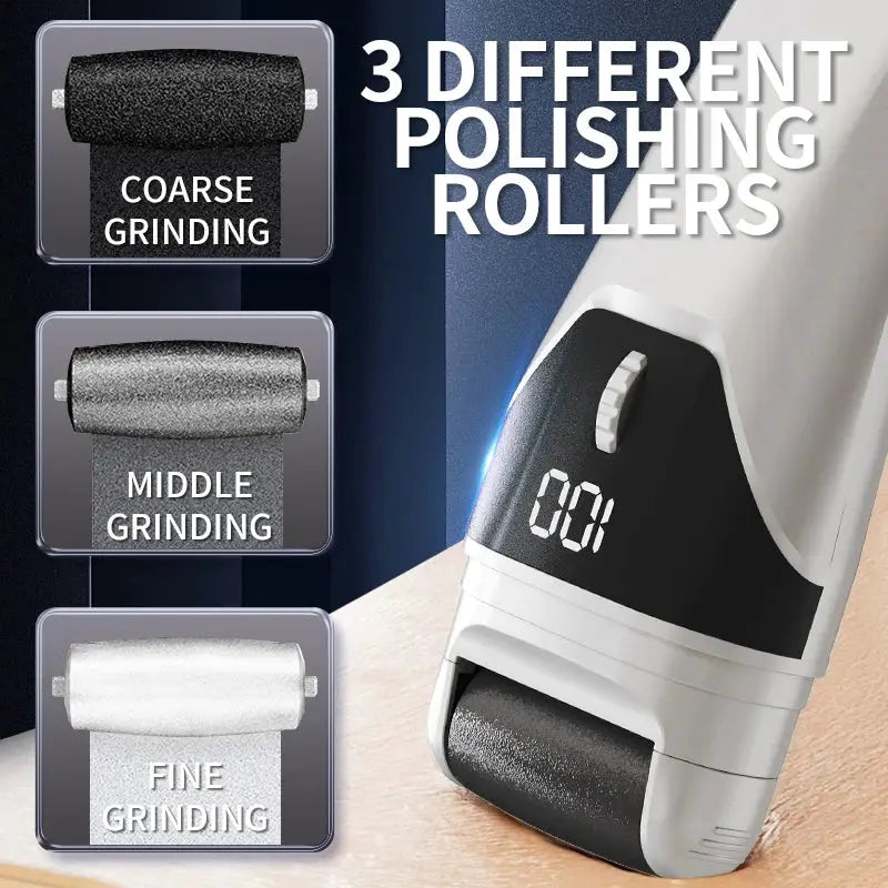 Electric Foot Grinder Electric Foot Rasp Electric Pedicure Foot Sander Waterproof Speeds To Eliminate Feet Dead Skin Foot File from PriceLows™