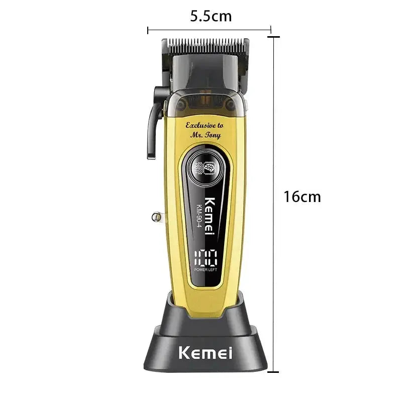 Kemei Cordless Hair Clipper | Brushless Motor | 90Min Battery Unisex