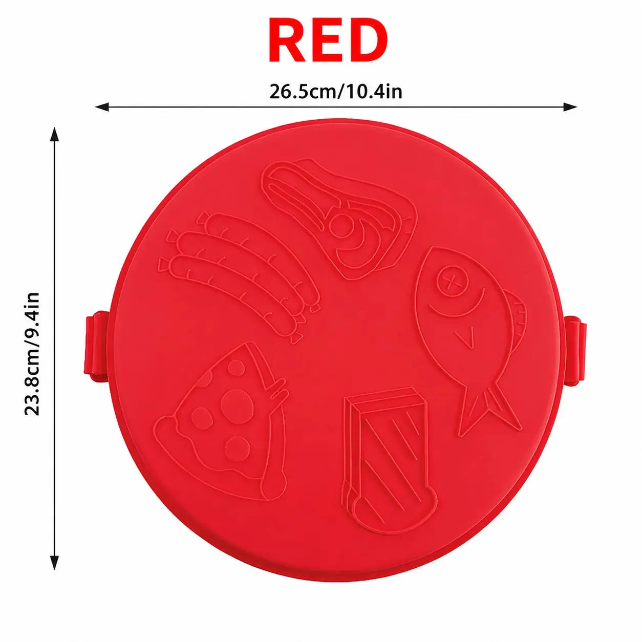 Microwave Grill Pan | Nonstick Coating | With Lid | Round Crisper Plate