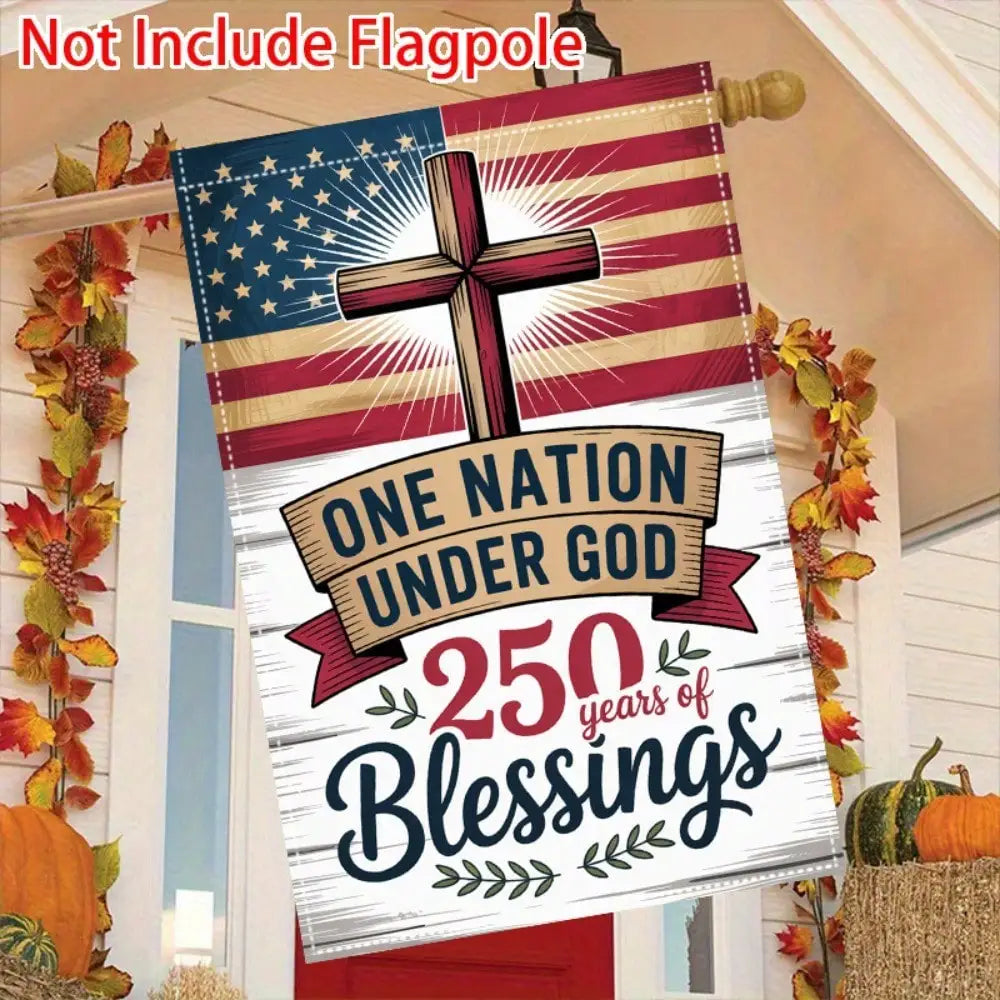 Garden Flag | Double-Sided American Flag | Heavy-Duty Outdoor