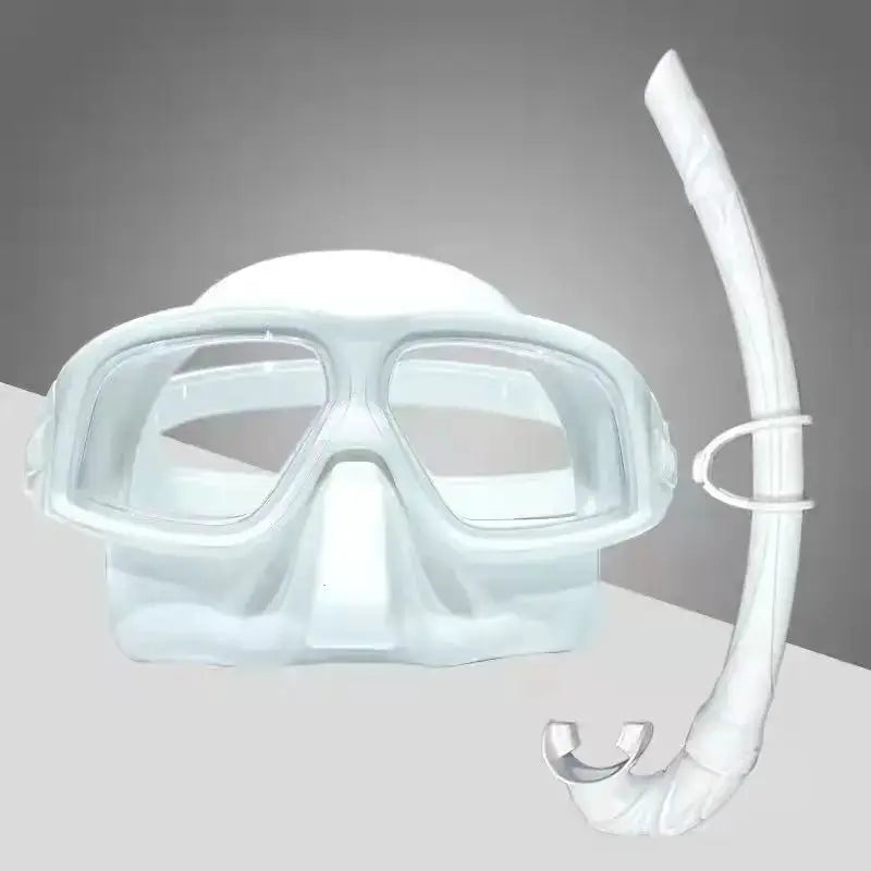Diving mask Free diving surface mirror high definition anti-fog lens snorkeling mask equipment from PriceLows™