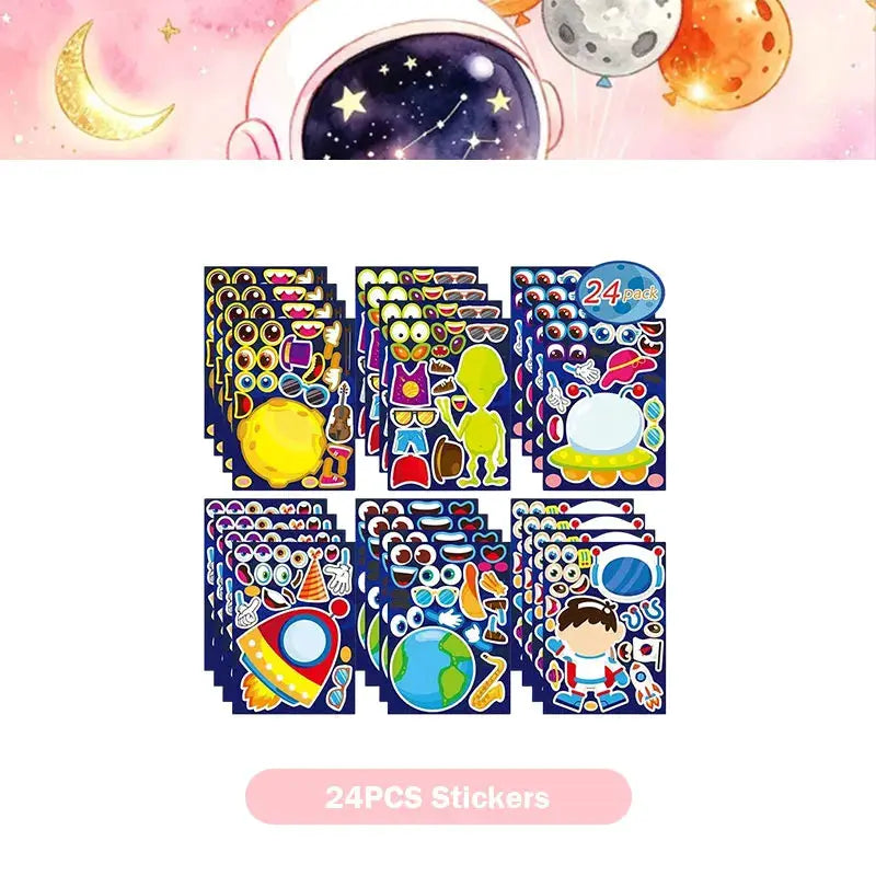 Astronaut Birthday Party Set | 61 Pcs Cup Plates Tablecloth