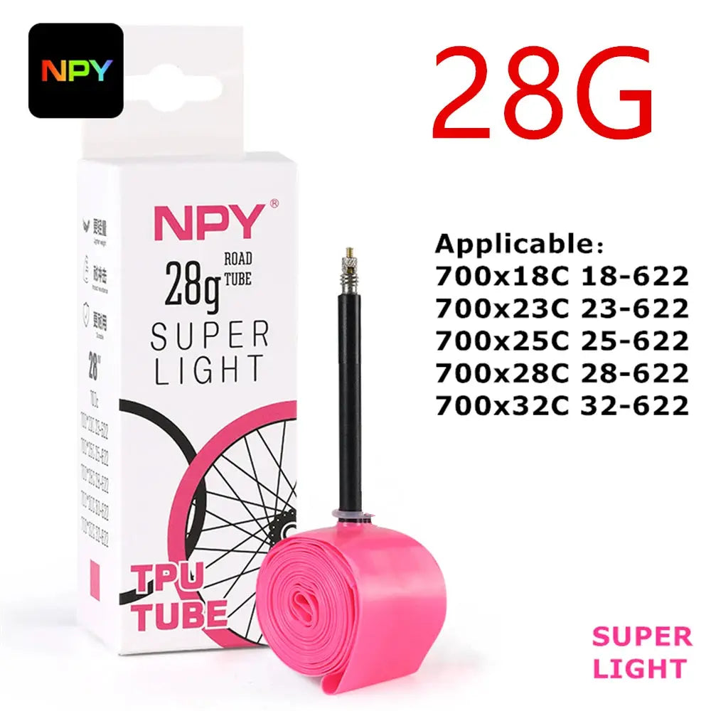 Road Bike Inner Tube | 28G Ultralight | French Presta Valve | 700x18-32