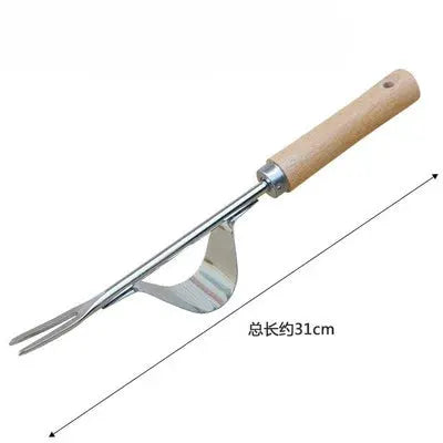 Stainless Steel Gardening Weeder | Manual Root Puller | Portable Hand Tool