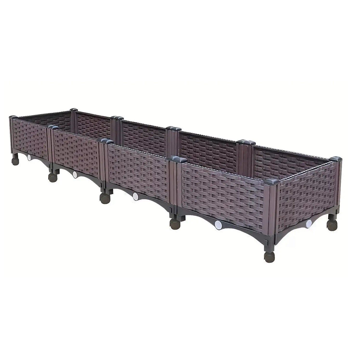 Elevated Garden Box with Drainage Plug Standing Planter Beds for Vegetables Flower from PriceLows™