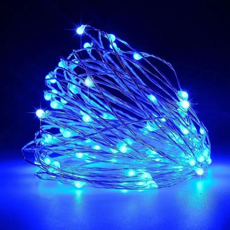 Fairy Lights Battery Operated Wedding Centerpiece Table Decorations Party Christmas Silver Wire String Lights Battery Powered from PriceLows™