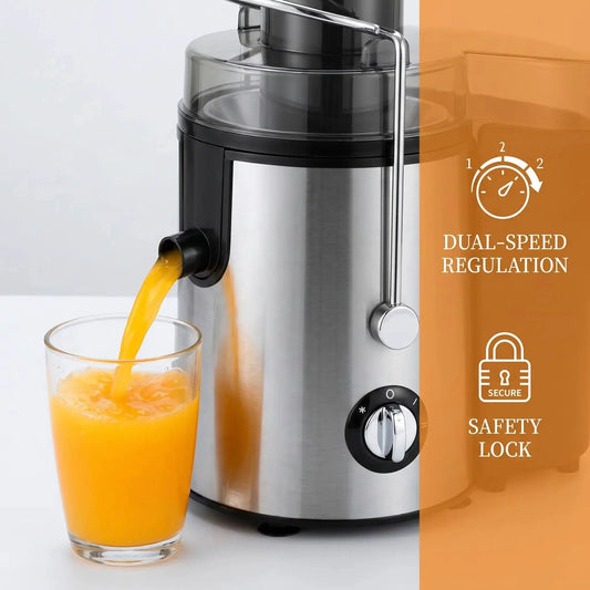 Bestselling Stainless Steel Juicer! 800W High Power, Residue-Free Fresh Juice, Healthy Drinks Made Effortlessly from PriceLows™