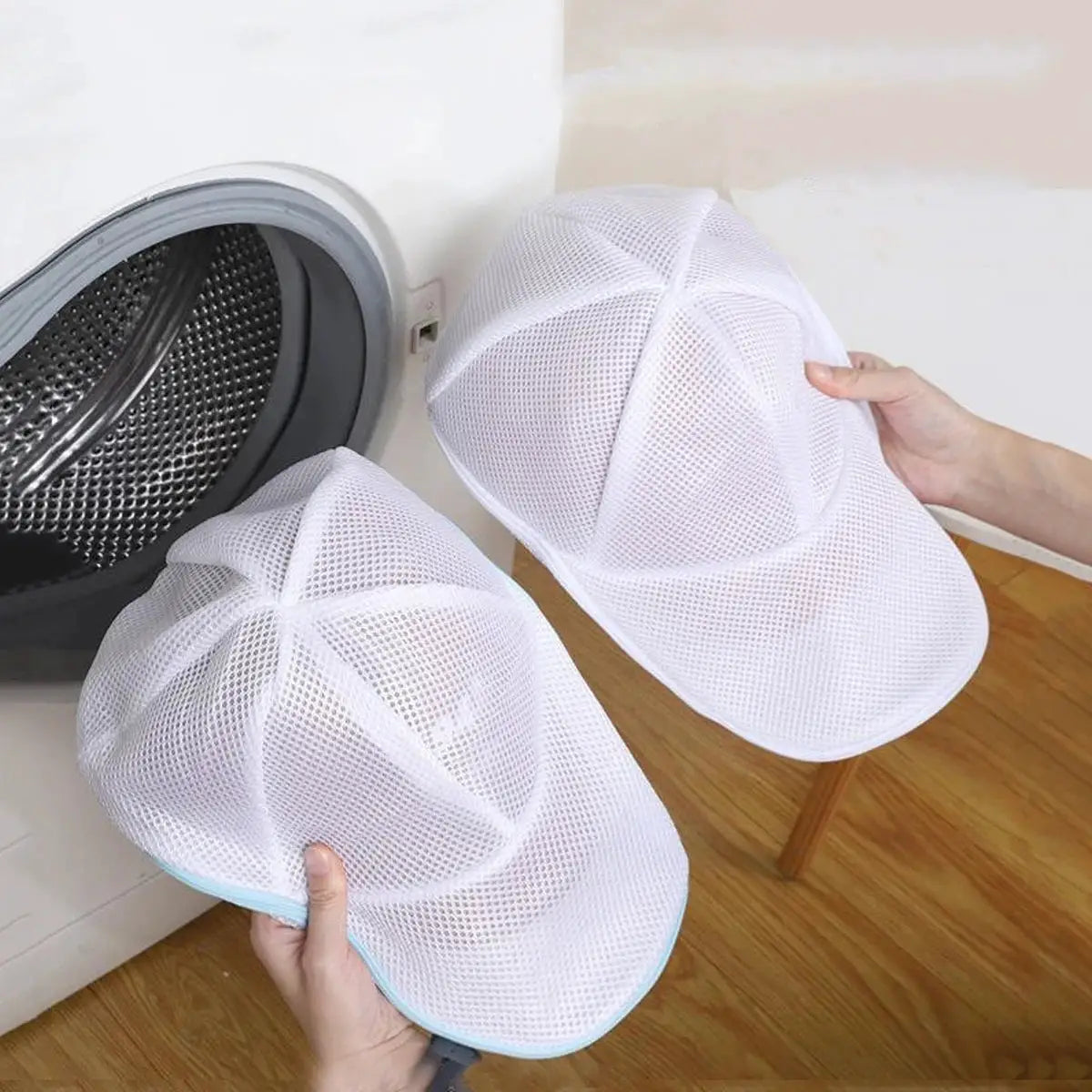Hat Washing Bag | Mesh Polyester | Retains Shape | Pack of One