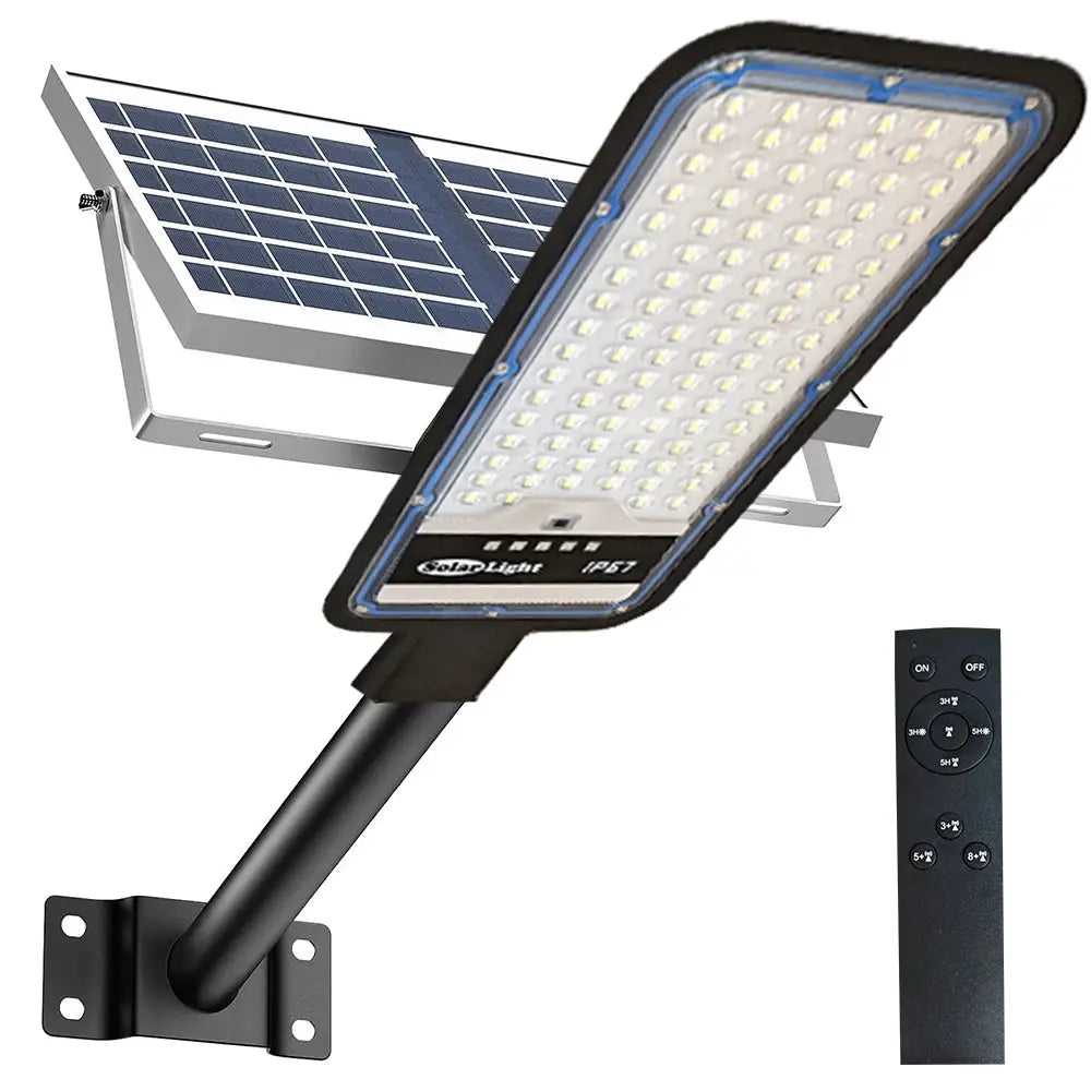 Aluminum 12000mah High Power Solar Light Outdoor Solar Street Light Waterproof Street Light For Garage Garden Terrace wall lamp from PriceLows™