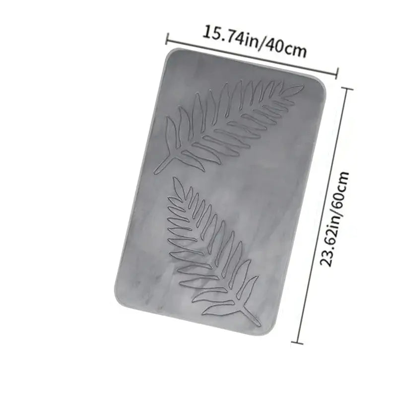 3 Piece Bathroom Mat Memory Foam Ultra Soft and Absorbent Leaf Bath Rugs Thick Washable For Bathroom Toilet Tub Mat Set from PriceLows™